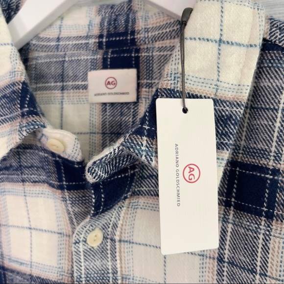 AG Adriano Goldschmied Men’s Colton Flannel Shirt - Picture 8 of 13